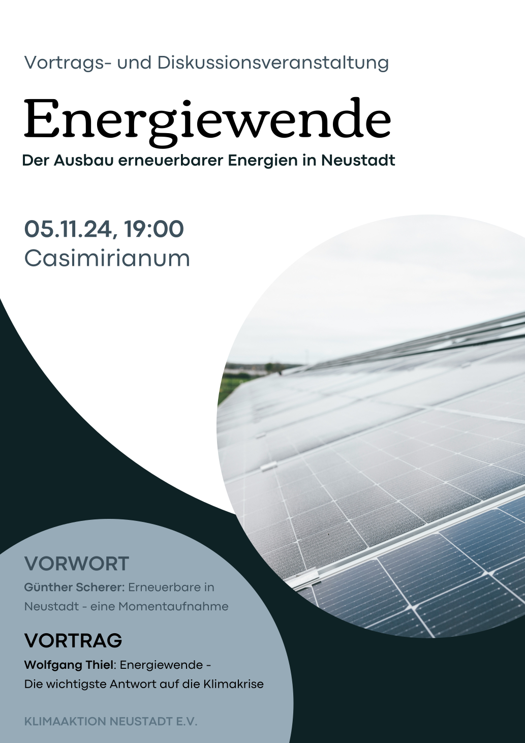 Energiewende Der stand der erneuerbaren Energien in Neustadt