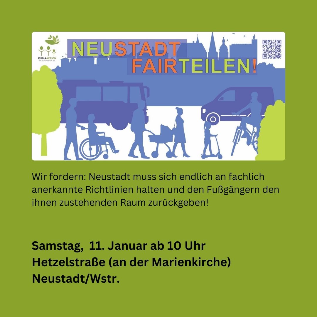Infos zum Gehwegparken: 11.01.2025, Hetzelstraße, NW