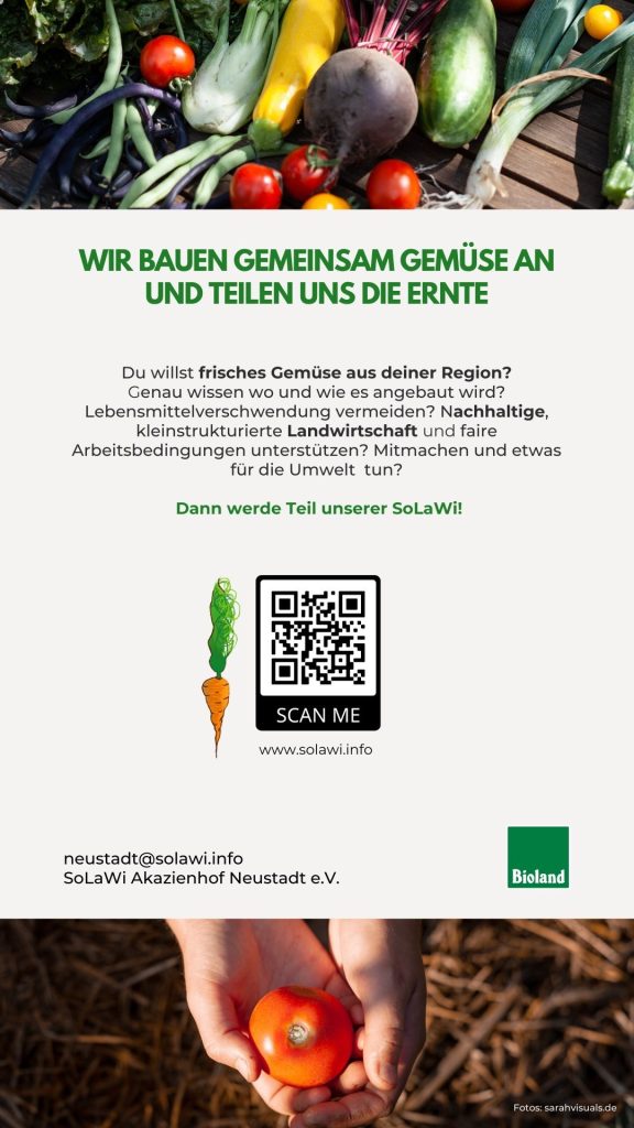 Freie Plätze SoLaWi Akazienhof Neustadt