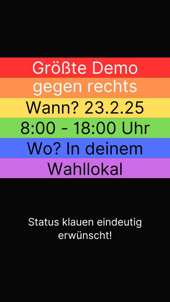 Größte Demo gegen rechts - Bundestagswahl