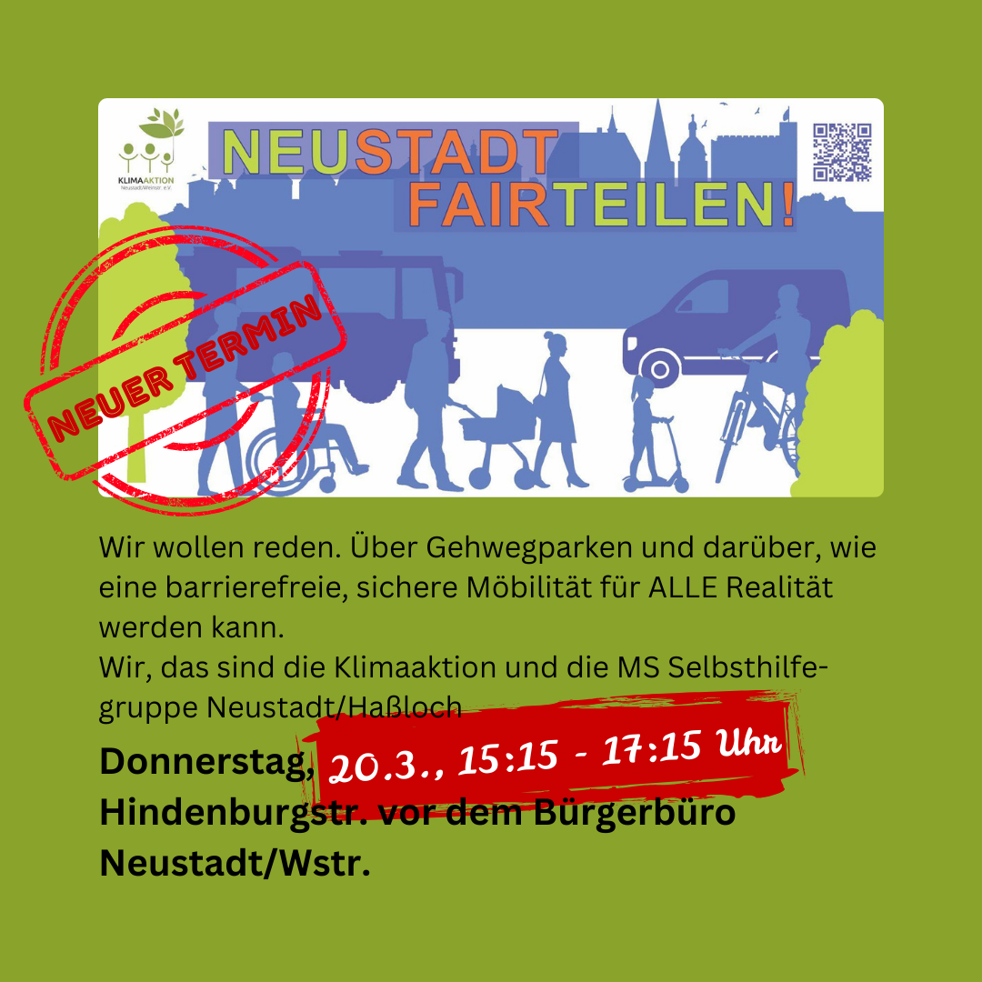 [20.3.] Gehwegparken? Geh weg!