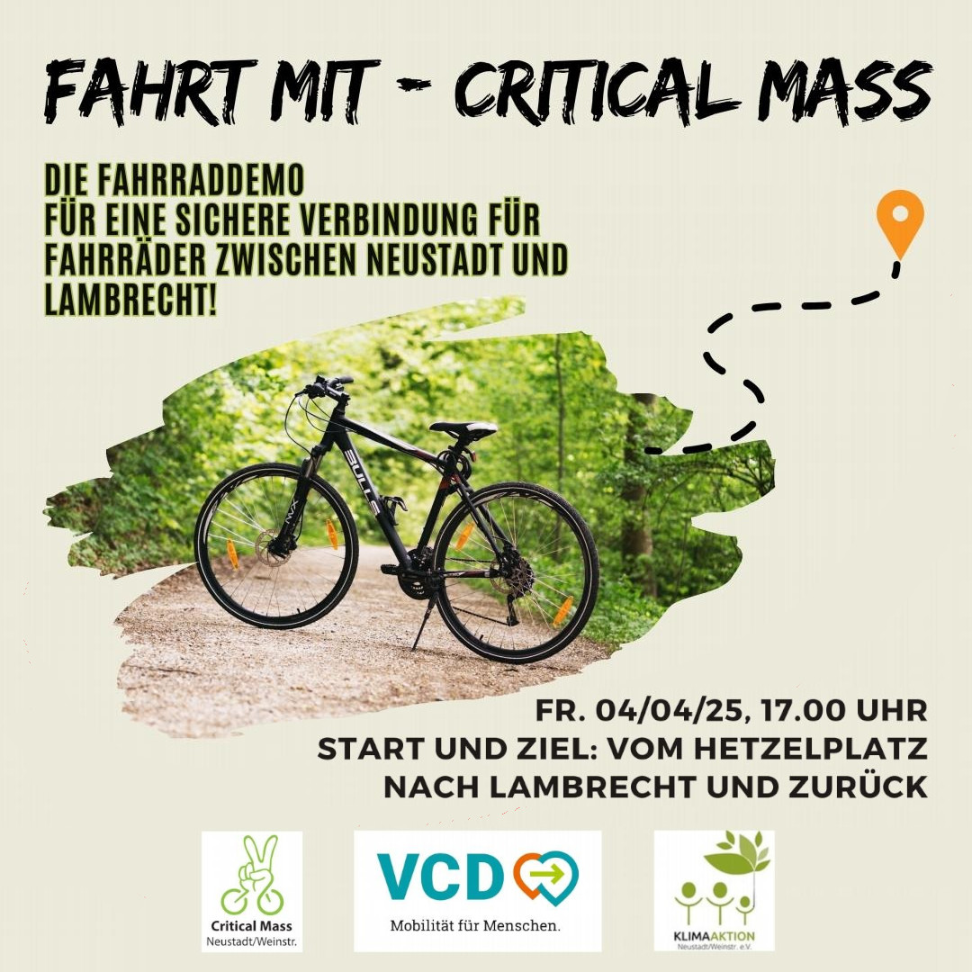 [4.4.] Fahrt mit! Critical Mass – Die Fahrraddemo Nr. 52!