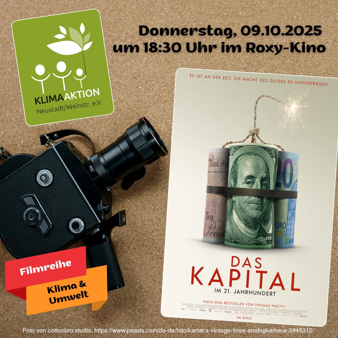 [9.10.] Filmreihe im Roxy Kino: Das Kapital im 21. Jahrhundert