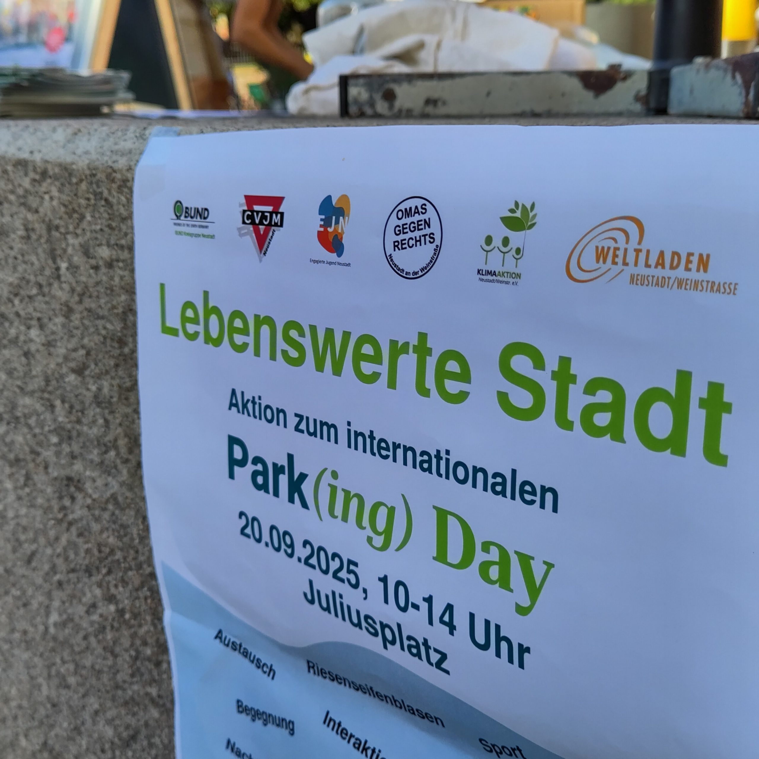 Das war der Park(ing) Day 2025 in Neustadt