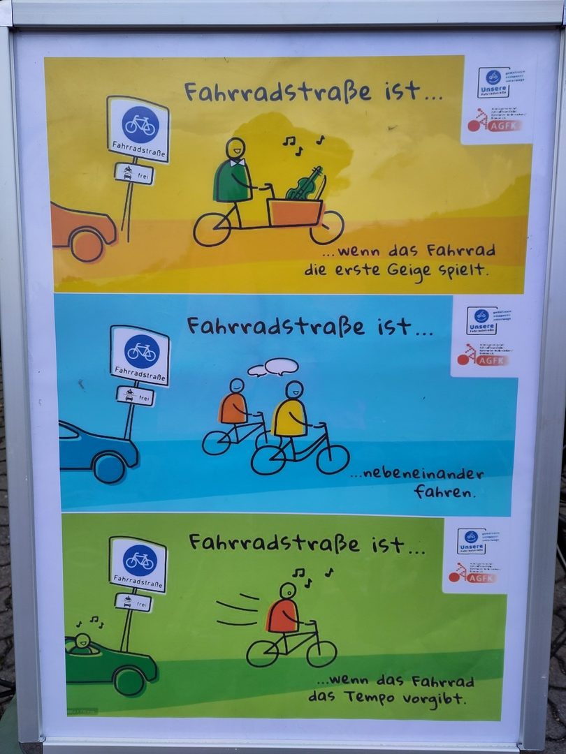 Fahrradstraße ist...