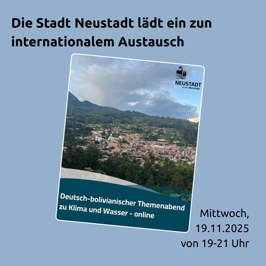[19.11.] Deutsch-bolivianischer Themenabend zu Klima & Wasser