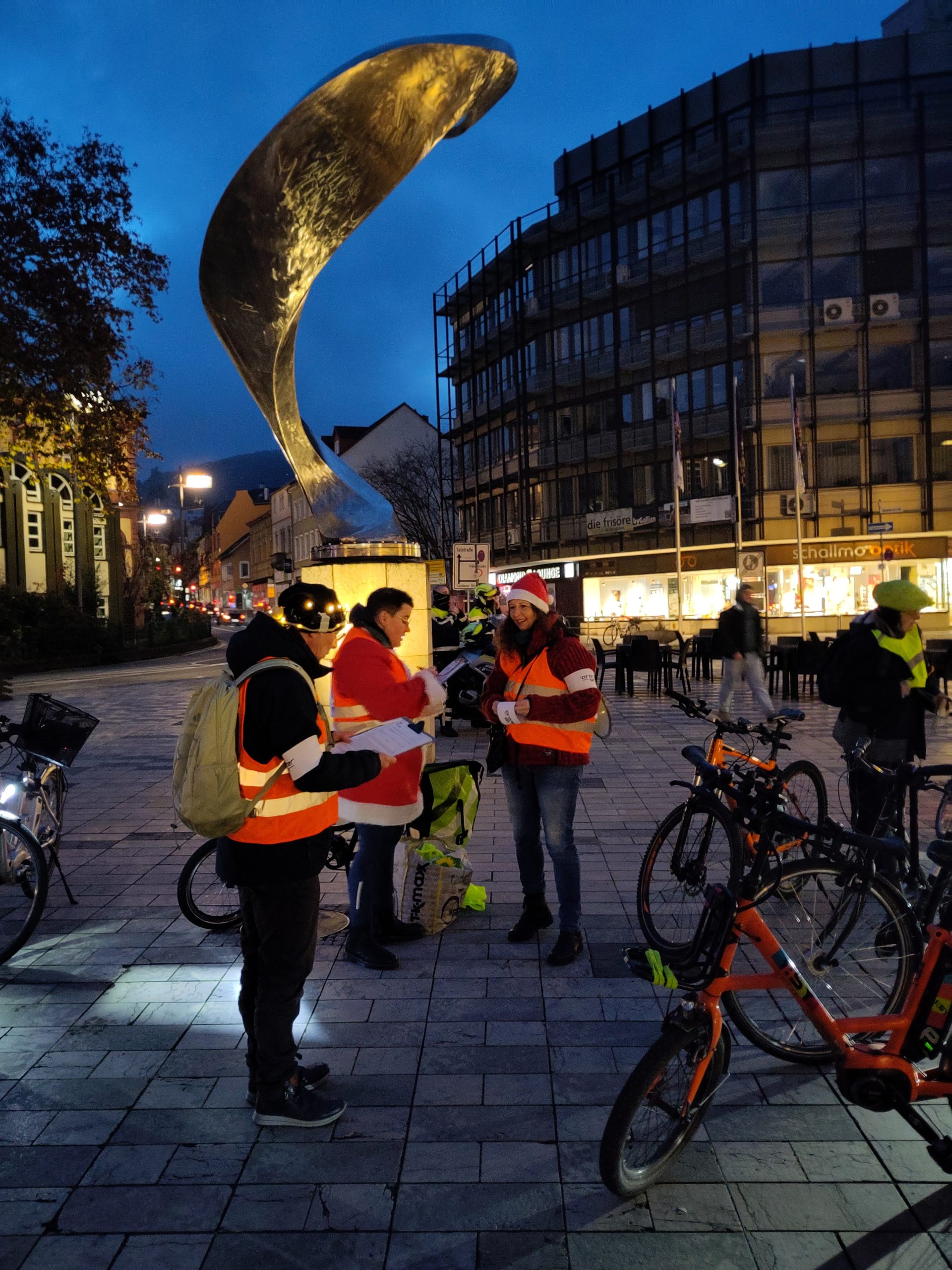 53. Critical Mass - Begrüßung der Teilnehmer*innen