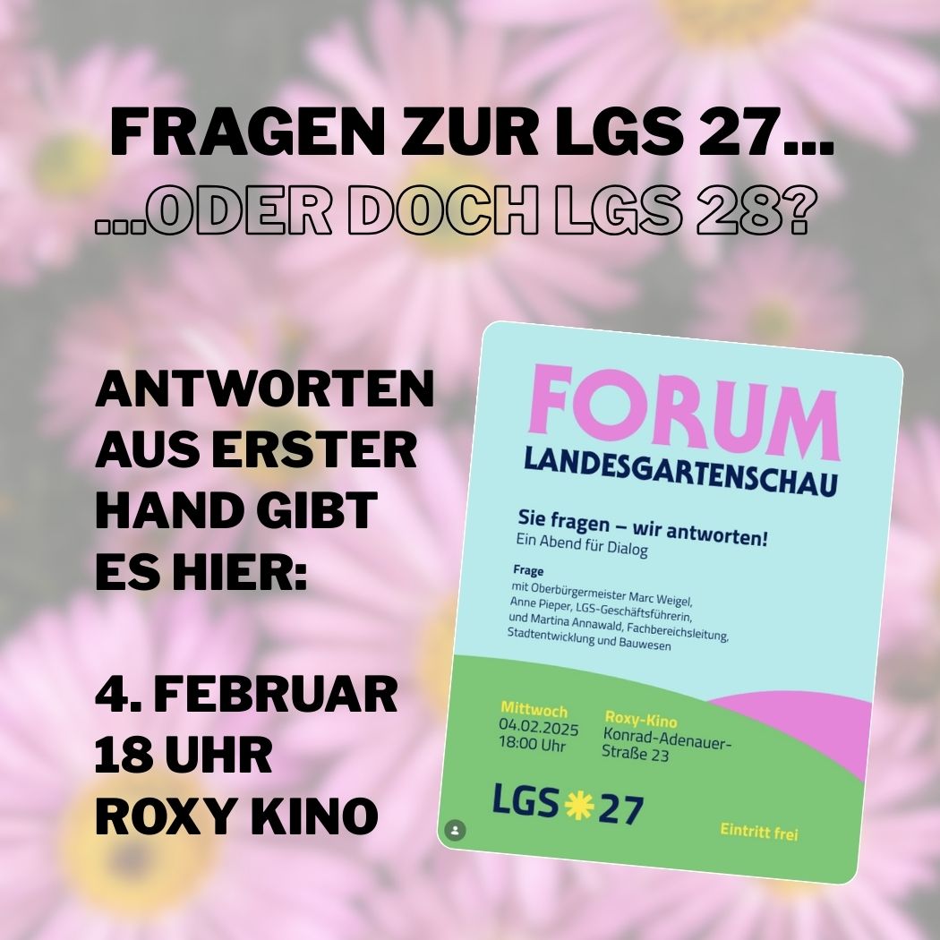 [4.2] Forum Landesgartenschau im Roxy