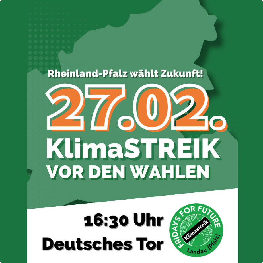 [27.2.] Klimastreik vor den Landtagswahlen