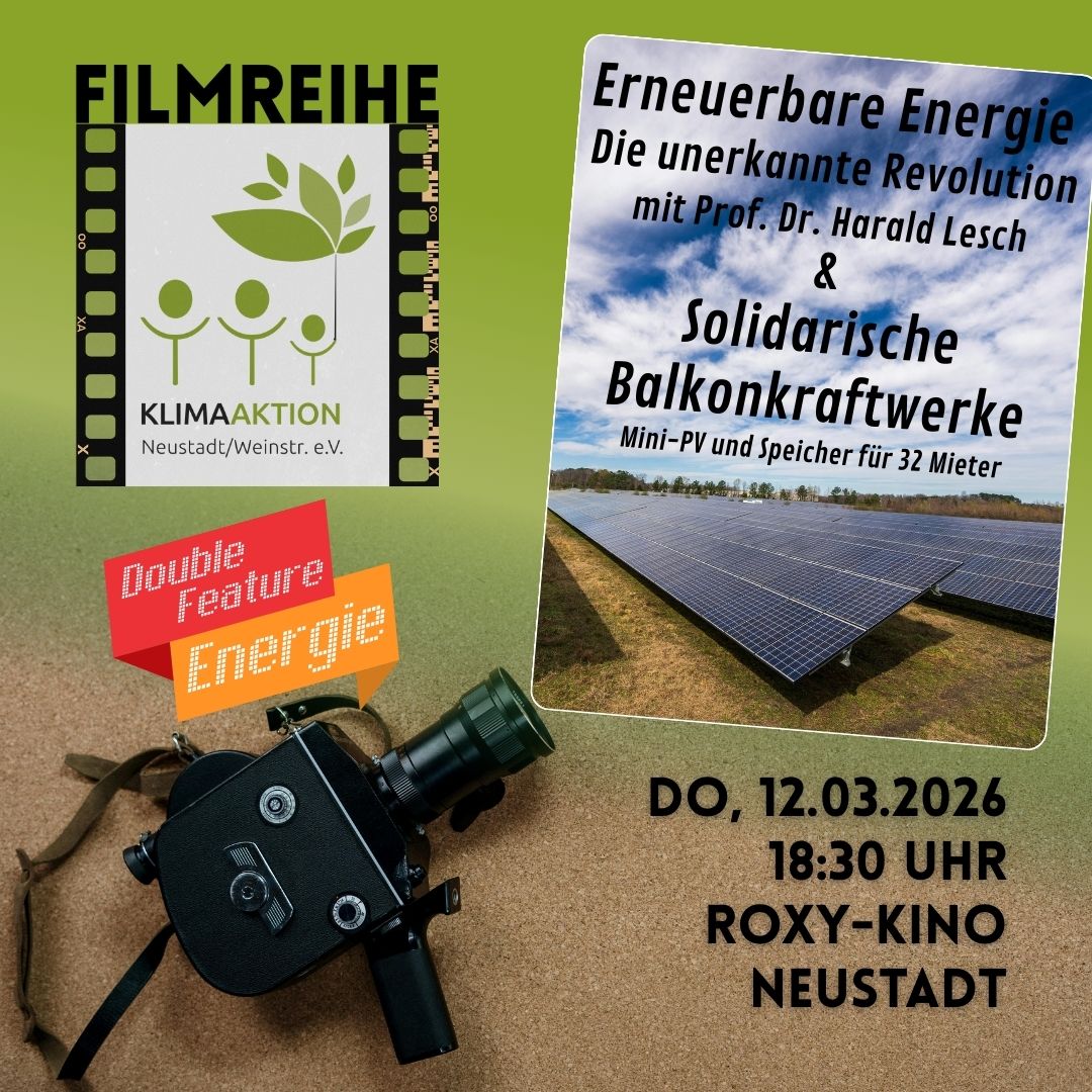 [12.3.] Filmreihe im Roxy Kino: Double-Feature Energie