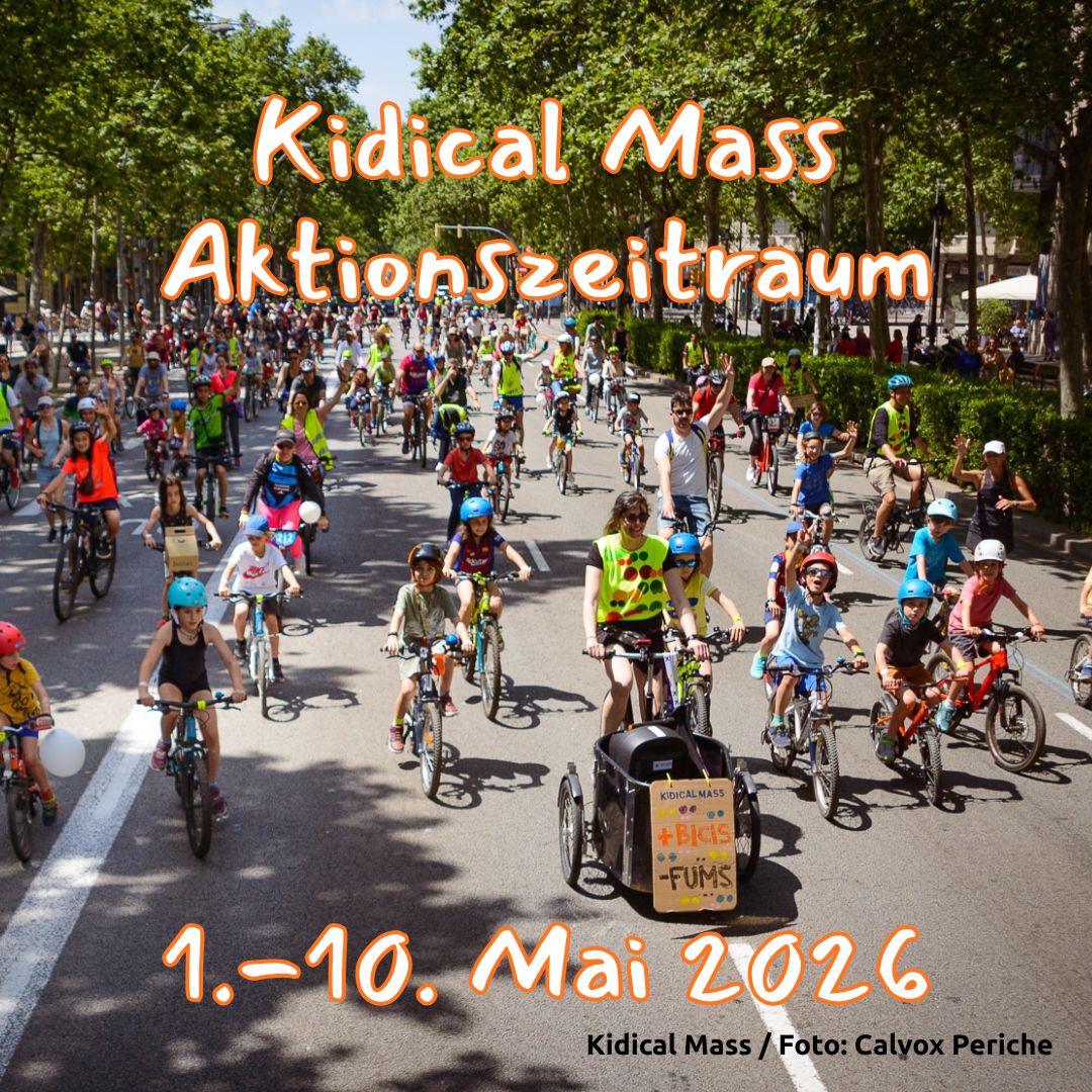 Kidical Mass Aktionszeitraum startet