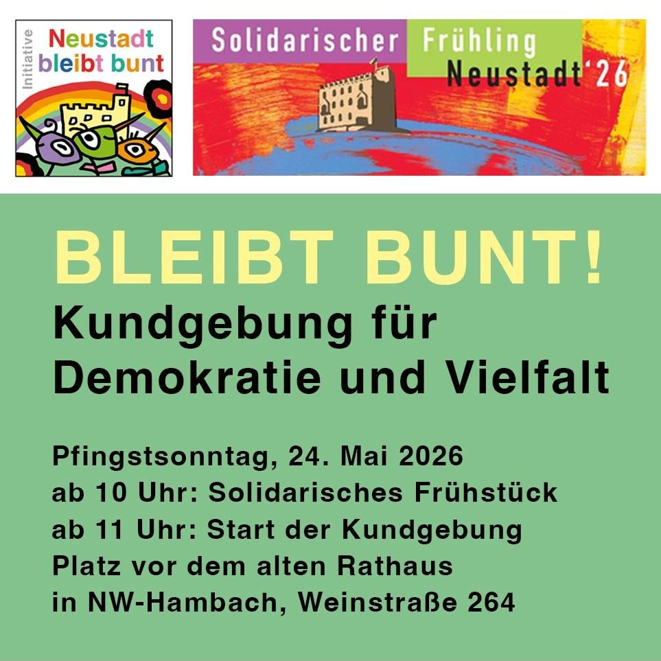 [24.5]🌈 BLEIBT BUNT!