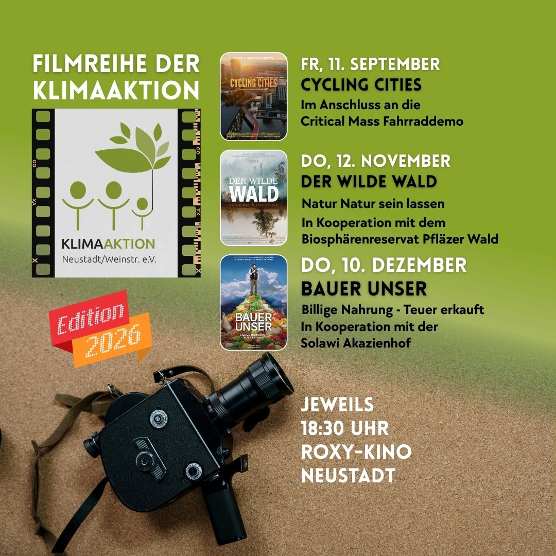 Filmreihe der Klimaaktion: Das Programm im Herbst/Winter 2026
