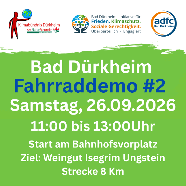 [26.9] Fahrraddemo #2 in Bad Dürkheim